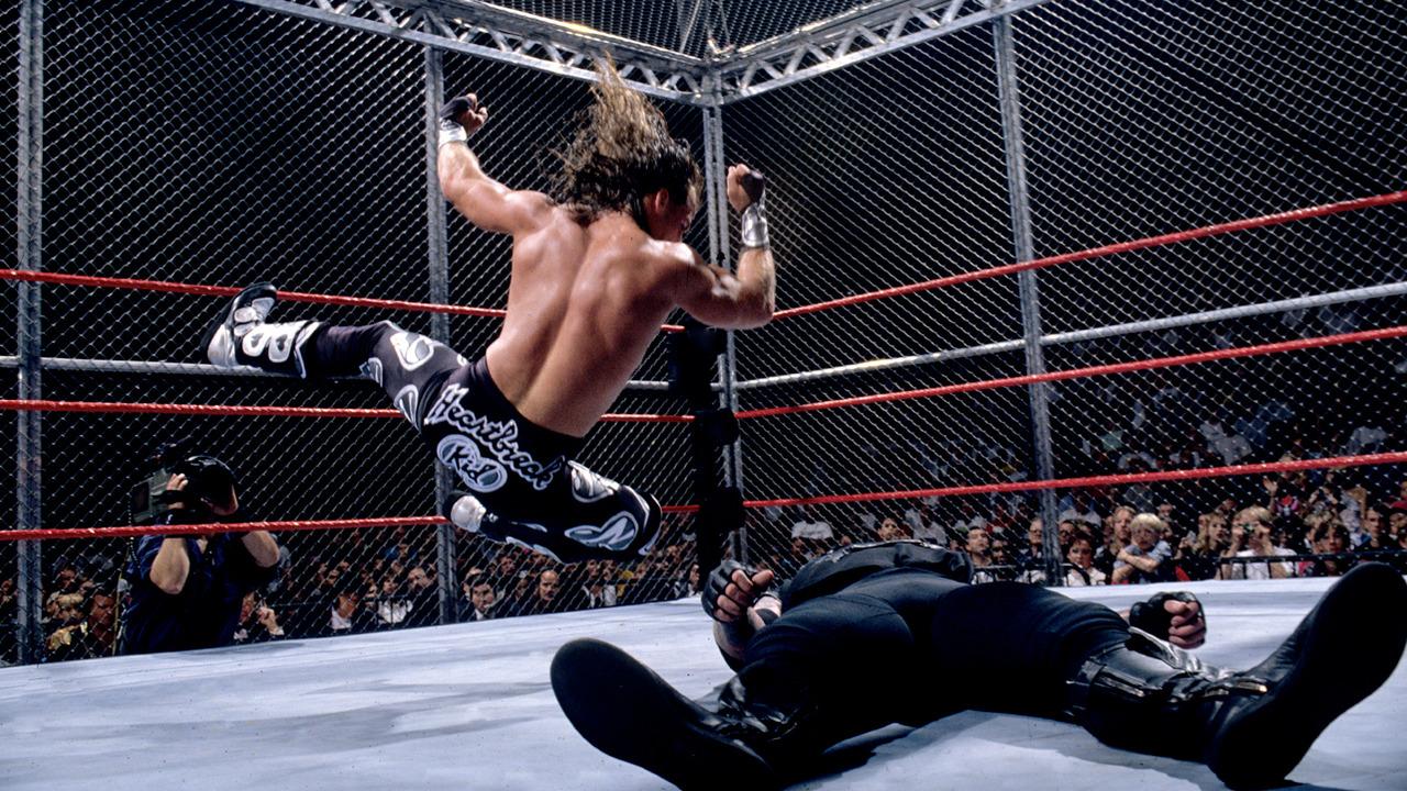 Image result for shawn michaels vs undertaker hell in a cell