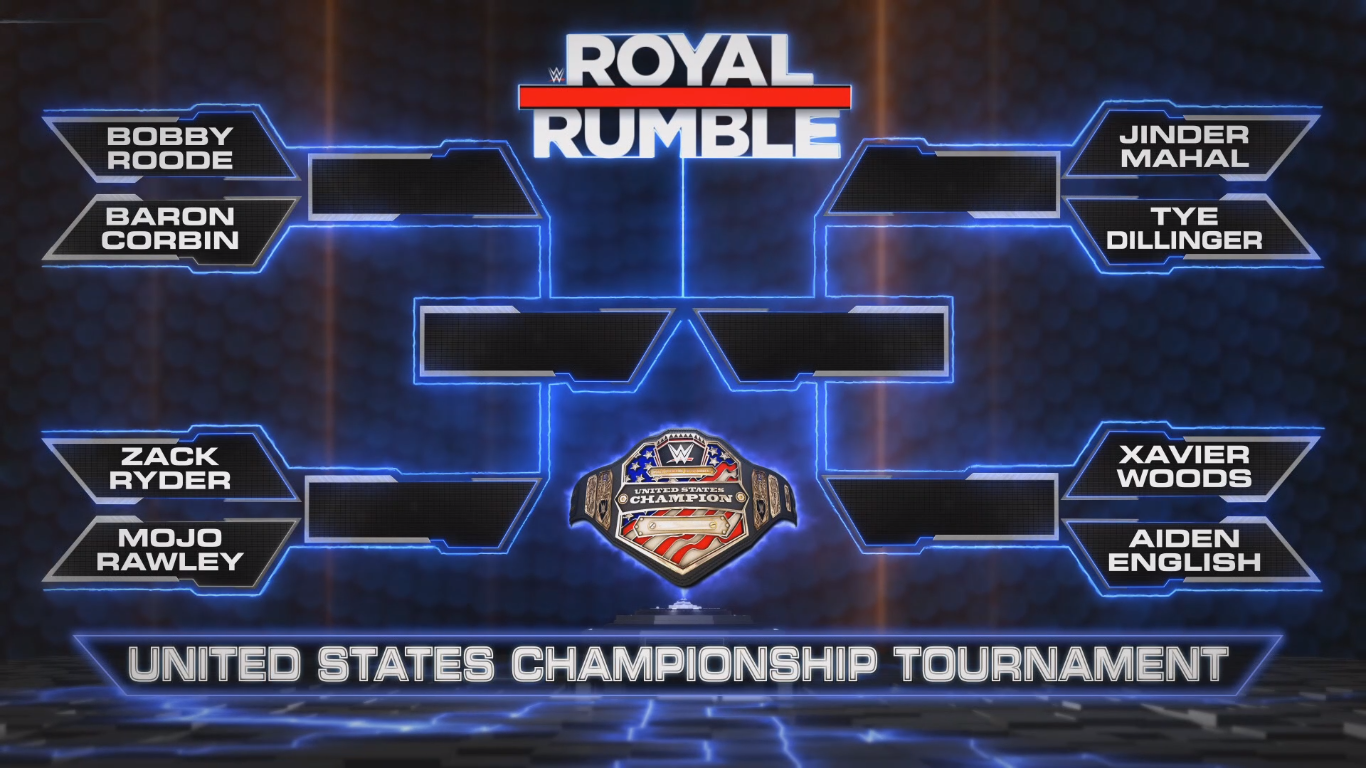 WWE United States Championship Tournament Bracket Revealed PWP Nation